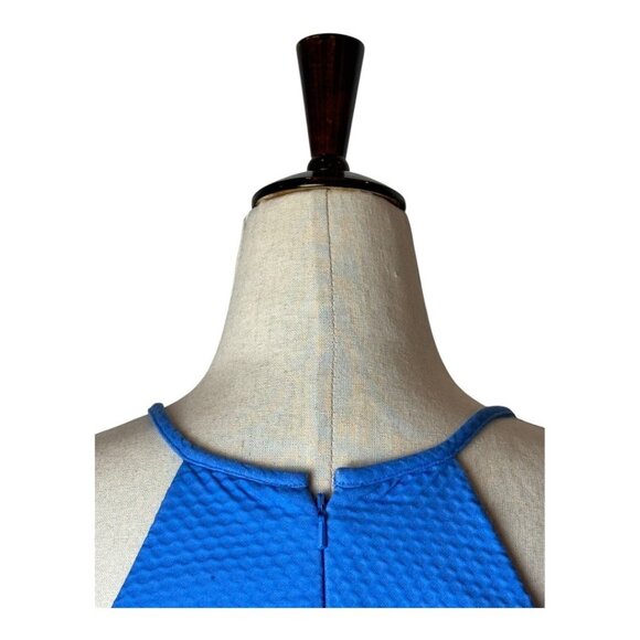 Lilly Pulitzer Dress Women 0 Blue Gold Embroidered Lace Pearl Sheath Mini Preppy - Picture 5 of 12